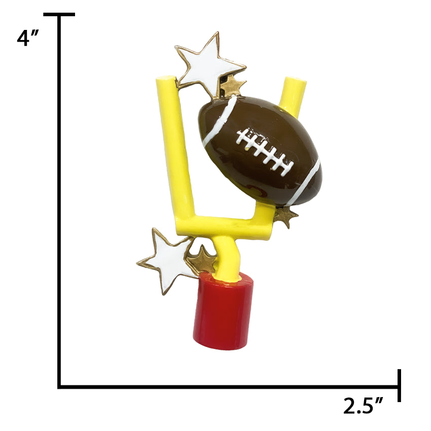 Custom Football Christmas Ornament