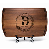 Personalized Cutting Board and Display Stand