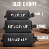 Personalized Leather Dopp Kit