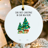 Personalized New Home Ornament - Christmas Tree 2025