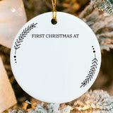 Personalized First Christmas at New Home Ornament 2025 do it yourself