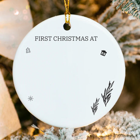 Personalized New Home Christmas Ornament – Address & Name 2025 do it yourself