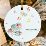 ORN017.BABY Sleep Newborn Ornaments boy/girl
