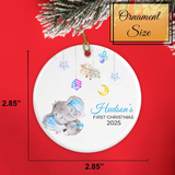ORN017.BABY Sleep Newborn Ornaments boy/girl