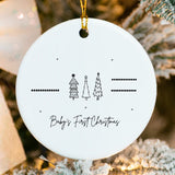 Tree-Themed - Customize Baby's First Christmas Trees Design ORN026.BABYOrnament