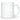 White mug on a white background