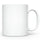 White mug on a white background