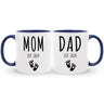 Personalized Parents to Be Mug Set for New Mom & Dad