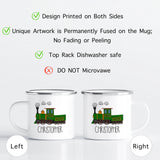 Custom Kids Mug for Boys, Train Hot Chocolate Toddler Mug