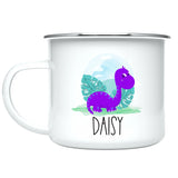 Custom Name Kids Mug for Boys & Girls, Dino Hot Chocolate Toddler Mug
