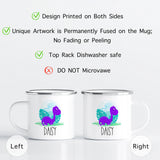 Custom Name Kids Mug for Boys & Girls, Dino Hot Chocolate Toddler Mug