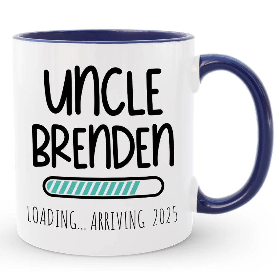 Personalized New Uncle Gift, Uncle to Be Pregnancy Announcement Mug