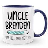 Personalized New Uncle Gift, Uncle to Be Pregnancy Announcement Mug