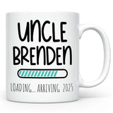 Personalized New Uncle Gift, Uncle to Be Pregnancy Announcement Mug
