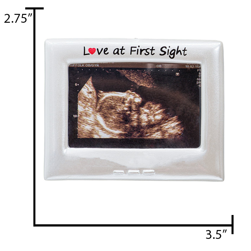 Personalized Ultrasound Christmas Ornament / Picture Frame