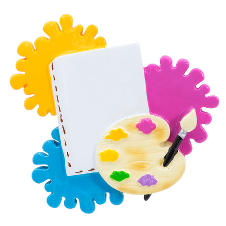 Personalized Painting Artist Palette Christmas Ornament