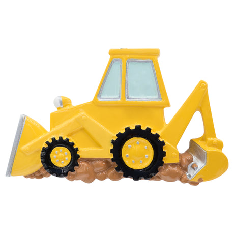 Personalized Backhoe Christmas Ornament