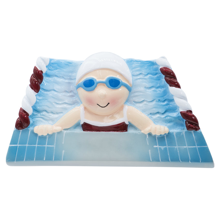 Personalized Swimmer Christmas Ornament / Girl Swimming 2025