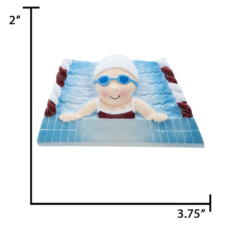 Personalized Swimmer Christmas Ornament / Girl Swimming 2025