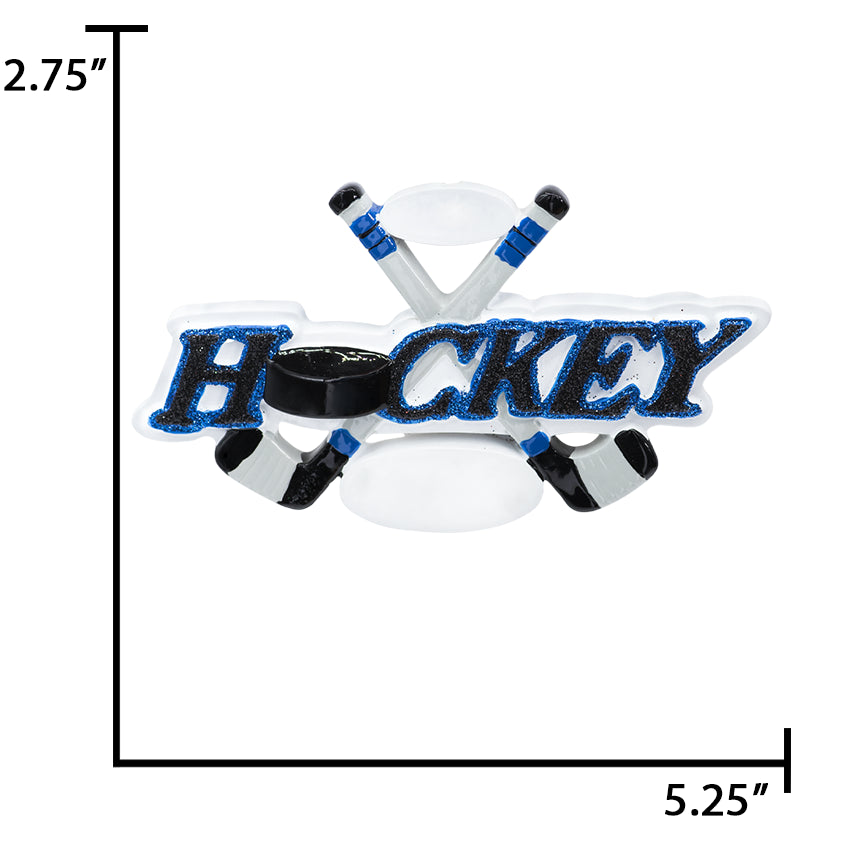 Personalized Ice Hockey Christmas Ornament 2025