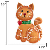 Check out our product: gingerbread cat Christmas ornament personalized.
