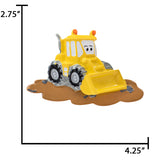 Personalized Bulldozer Christmas Ornament