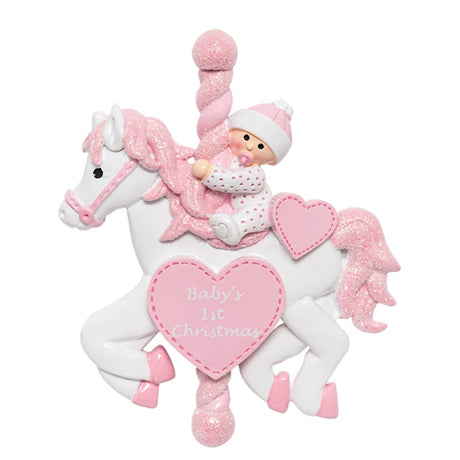 Sample ornament showing design style without personalization.