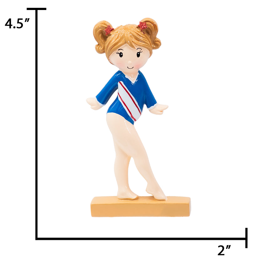Personalized Gymnastics Christmas Ornament - Gymnast Girl 2025