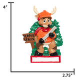 Personalized People Season Hunting Christmas Ornament