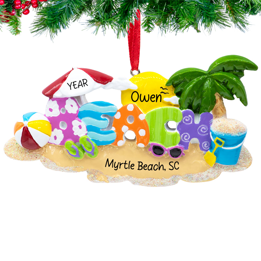 Check out our product range to learn more about our customized beach ornament.
