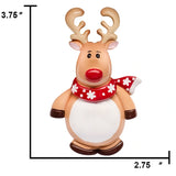 Personalized Red Nosed Reindeer Christmas Ornament