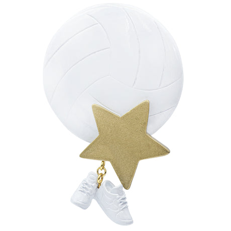 Personalized Volleyball Ball Christmas Ornament With Cleats 2025