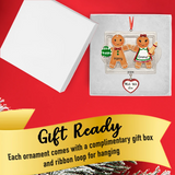Personalized Made with Love Couple Christmas Ornament