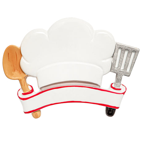 Personalized Chef Hat Christmas Ornament