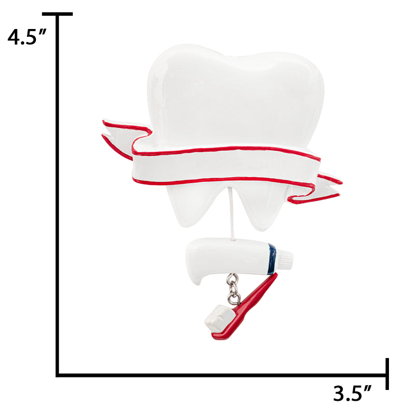 Personalized Dentist Christmas Ornament