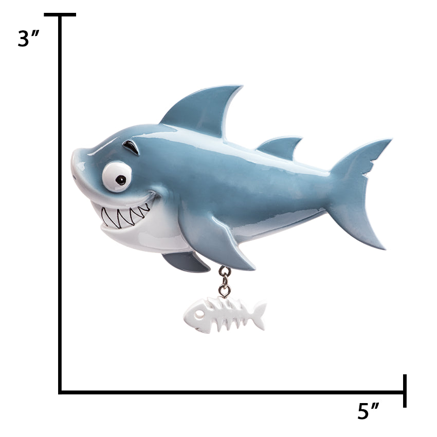 Personalized Shark Christmas Ornament