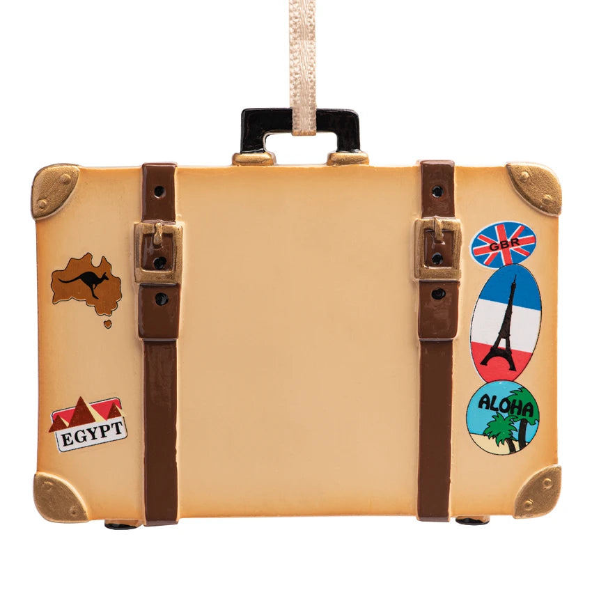 Personalized Travel Trunk Christmas Ornament