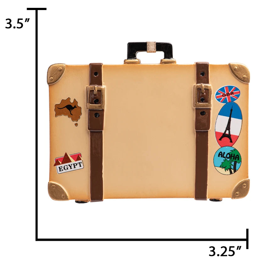 Personalized Travel Trunk Christmas Ornament