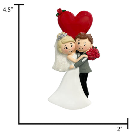 Personalized Our First Christmas Married Ornament 2025