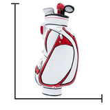 Personalized Golf Bag and Irons Christmas Ornament