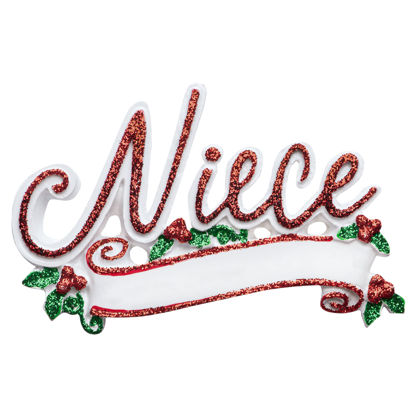 Personalized Niece Christmas Ornament