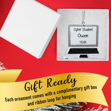 Personalized Laptop Christmas Ornament