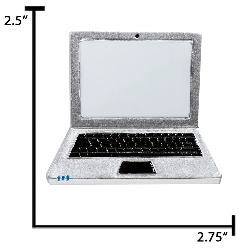 Personalized Laptop Christmas Ornament