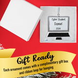 Personalized Laptop Christmas Ornament