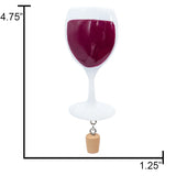 Personalized Wine Christmas Ornament