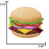Personalized Burger Christmas Ornament