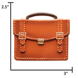 Personalized Briefcase Christmas Ornament - Lether Bag