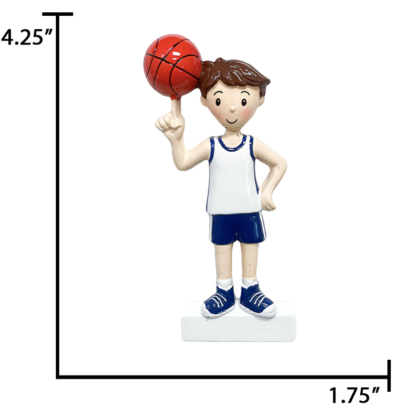 Custom Basketball Boy Christmas Ornament 2025