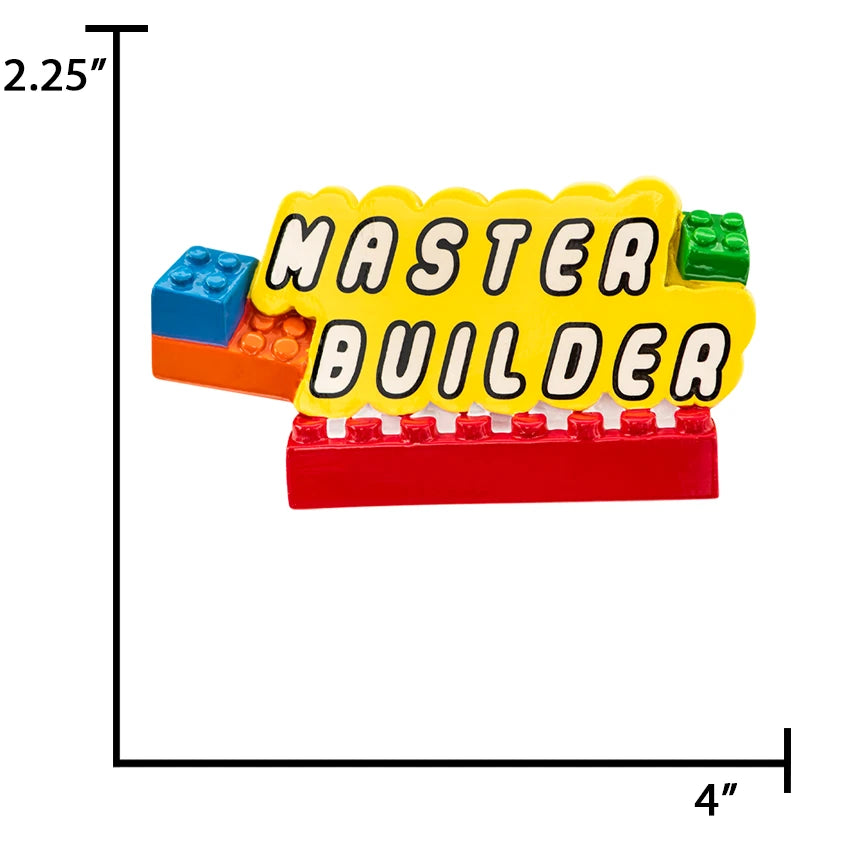 Personalized Master Builder Christmas Ornament