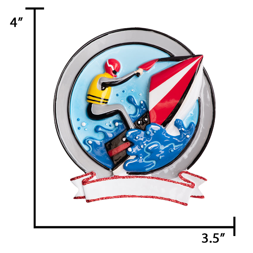 Personalized Jet Ski Christmas Ornament